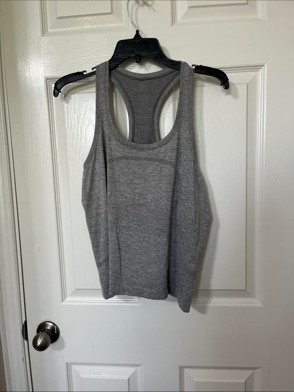 lululemon athletica Gray Racerback Performance Tank